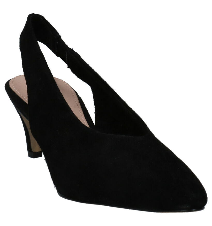 Tamaris TOUCH it Escarpins en Noir en daim (269740)