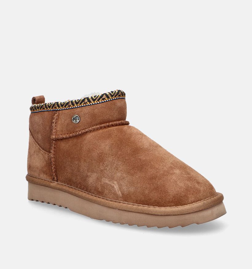 Warmbat Durack Tape Bottes en Cognac pour femmes (346231)