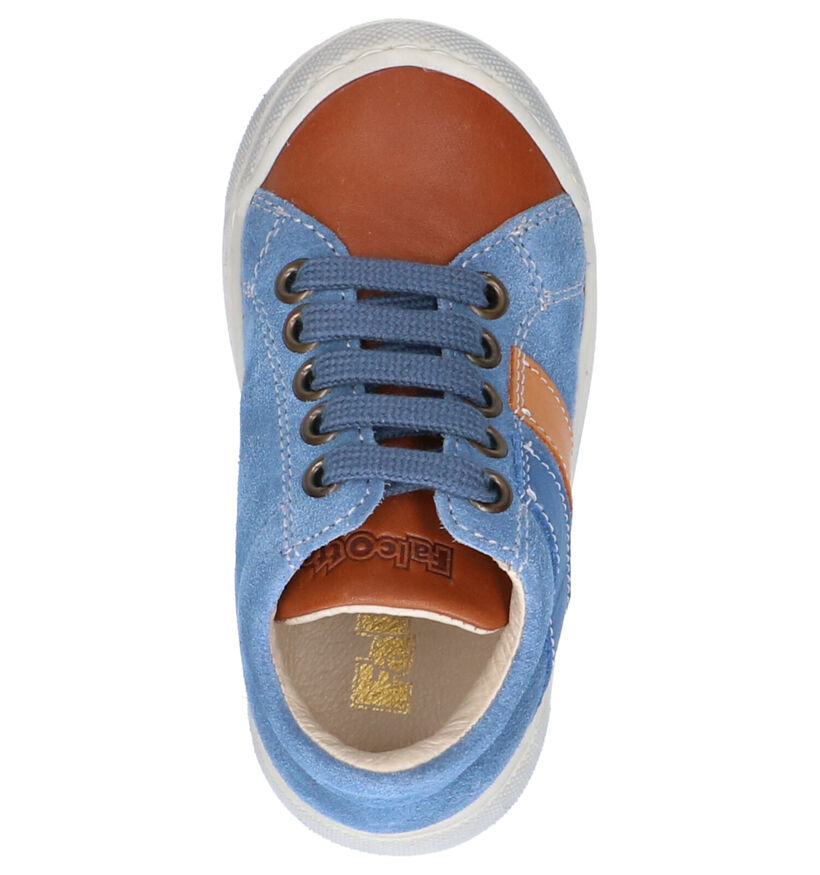 Falcotto Gazer Chaussures Hautes en Bleu en nubuck (275679)