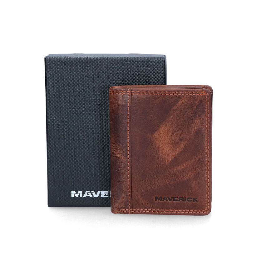 Maverick Porte-carte en Marron pour hommes (325674)