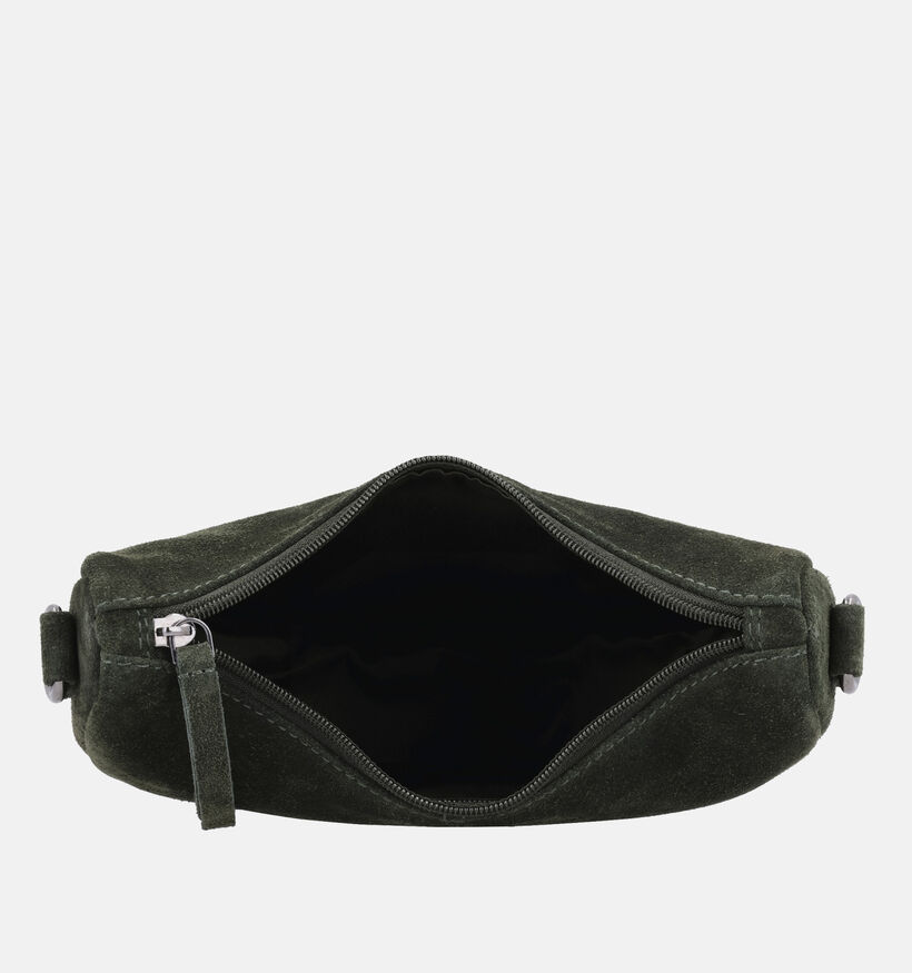 Hide & Stitches Donkergroene Crossbodytas voor dames (374217)