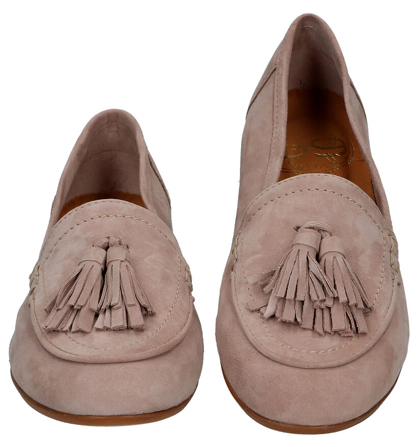 River Woods Loafers en Taupe en nubuck (289202)