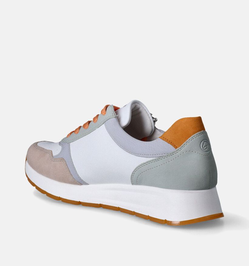 Remonte Witte Sneakers voor dames (351222) - geschikt voor steunzolen
