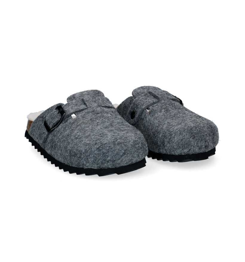 Xti Pantoufles ouvertes en Gris foncé pour filles (309292)