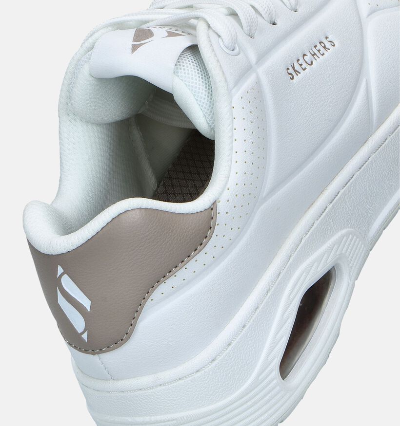 Skechers Uno Court Fast Witte Sneakers voor dames (350352)