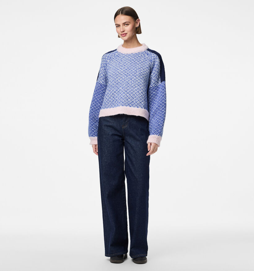 Pieces Remix Blauwe Trui voor dames (365636)