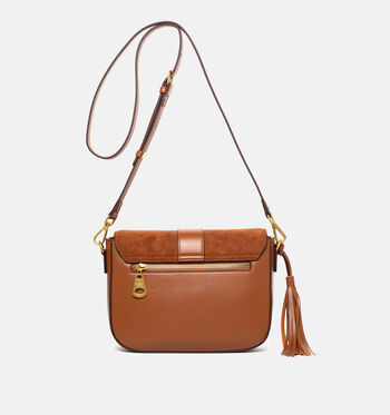 Laurent David Crossbody tassen Cognac/Bruin