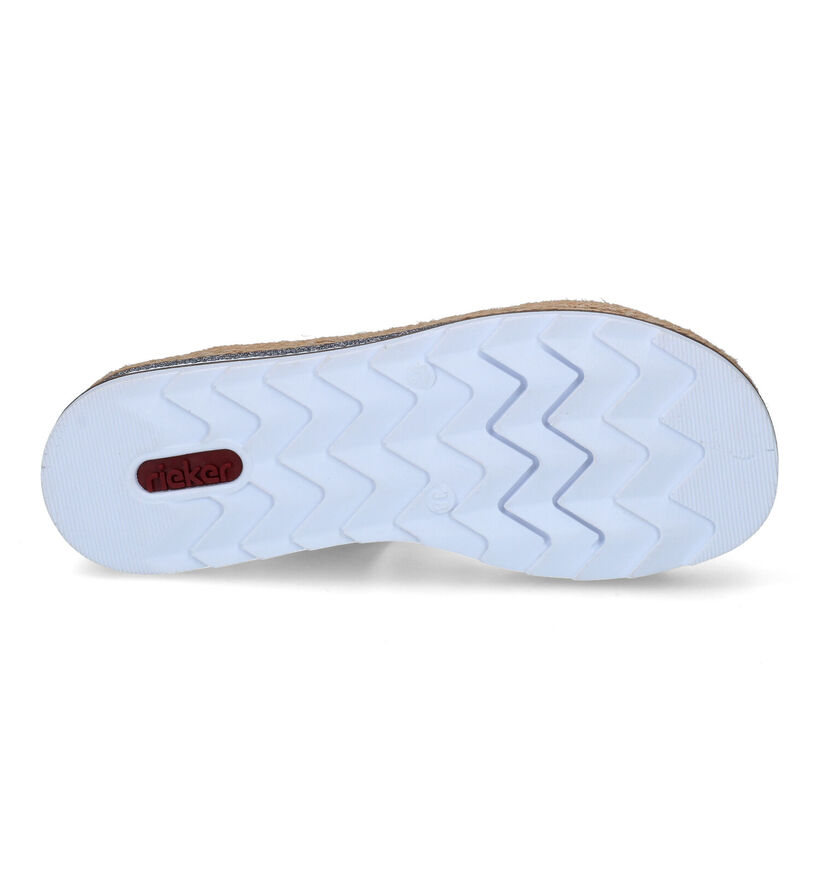 Rieker Zwarte Slippers in stof (307167)