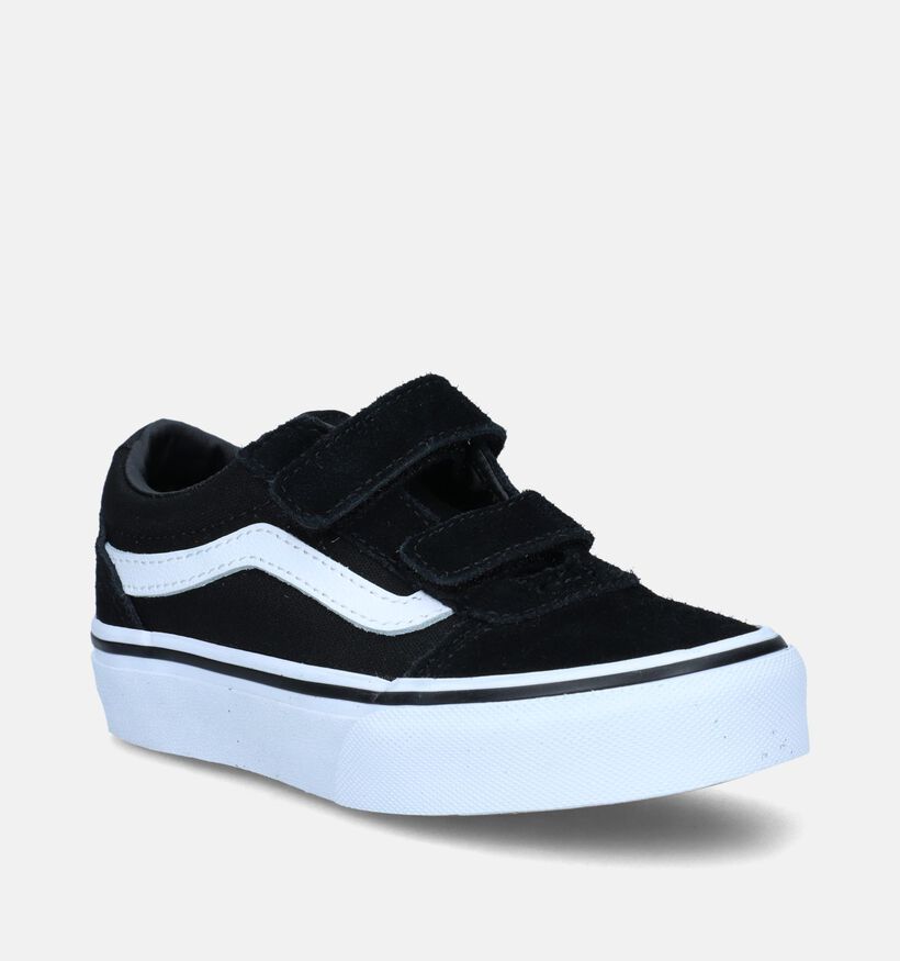 Vans Ward V YT Baskets de skate en Noir pour filles, garçons (336459)