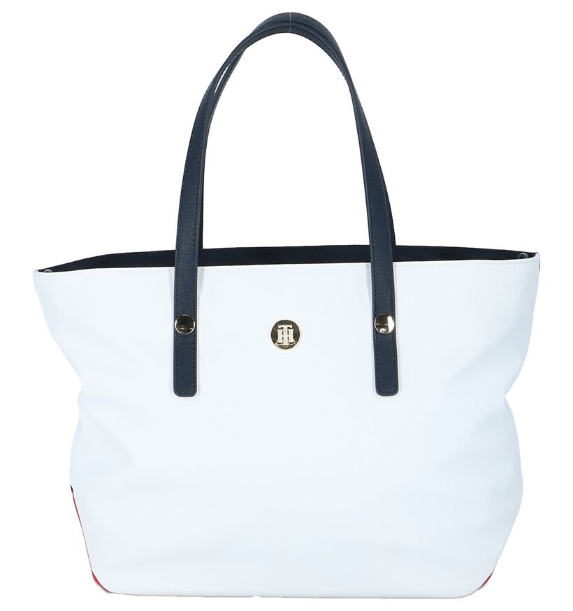 Tommy Hilfiger TH City Med Tote Witte Shopper in stof (220977)
