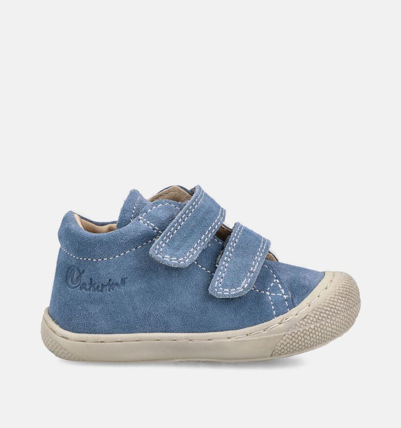 Naturino Cocoon VL Suede Lichtblauwe Schoenen voor meisjes, jongens (371637) - geschikt voor steunzolen