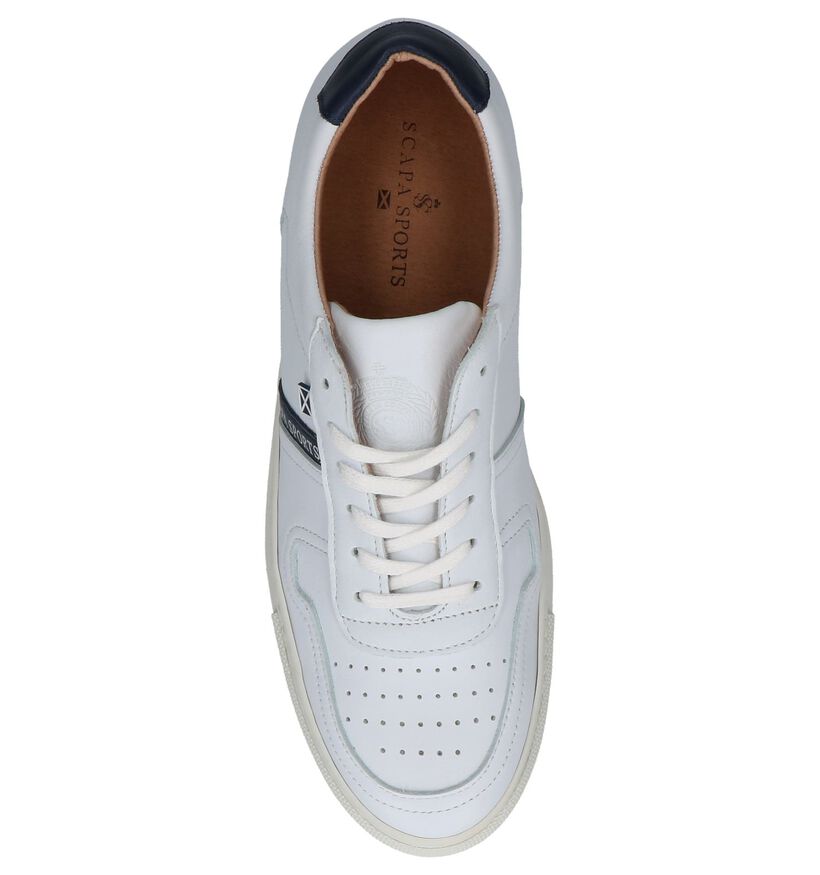 Witte Lage Sportieve Sneakers Scapa Napoli, , pdp