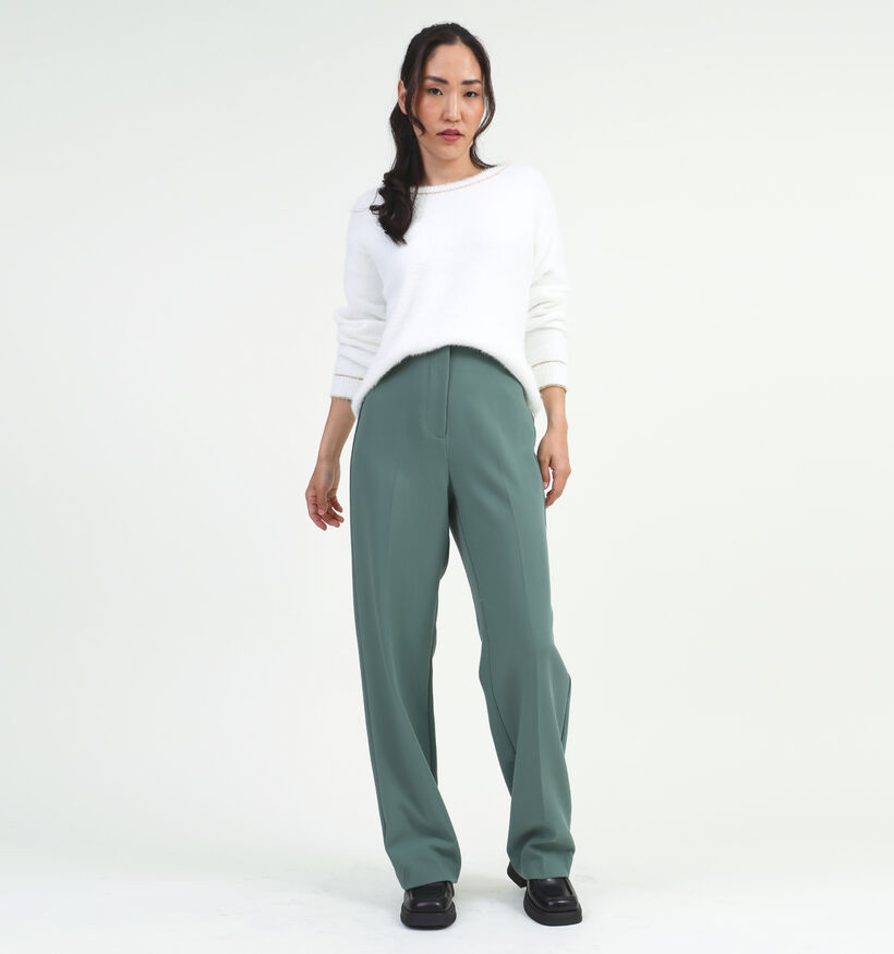 Pieces Ilja Zwarte Deep back Trui voor dames (337715)