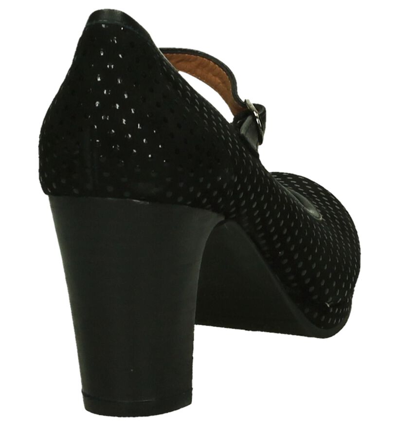 JHay Escarpins à bride en Noir en nubuck (203136)