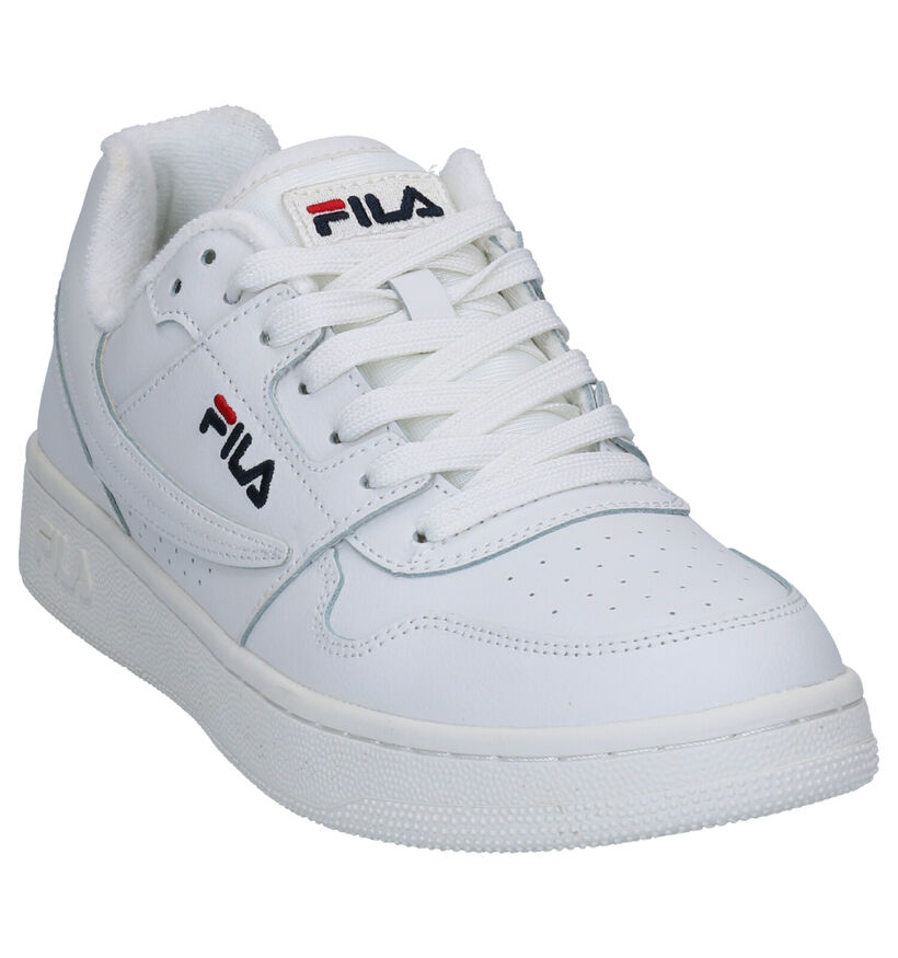 Fila Arcade Low Sneakers en Blanc en cuir (266456)