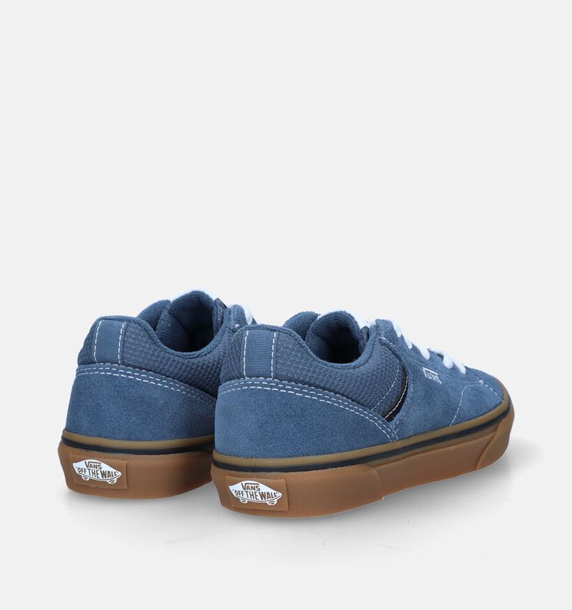 Vans Seldan Baskets de skate en Bleu pour garçons (334088)