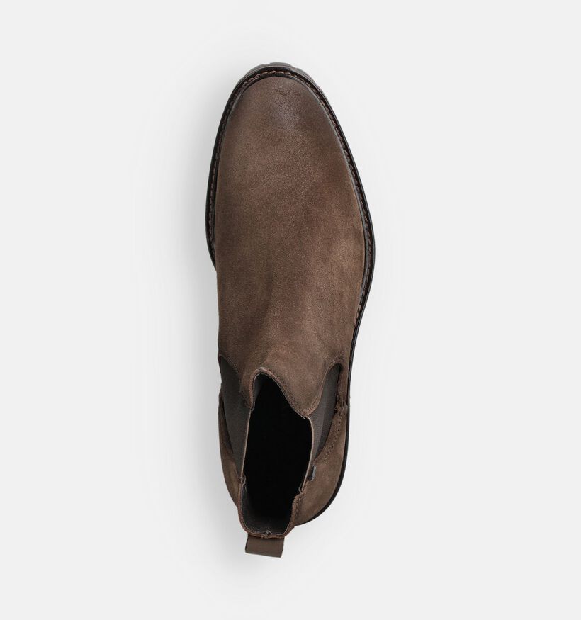 Berkelmans Paletti Bottines Chelsea en Marron pour hommes (363160) - pour semelles orthopédiques