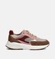 Xsensible Ponte Vecchio Baskets en Marron/Rose pour femmes (363597) - pour semelles orthopédiques