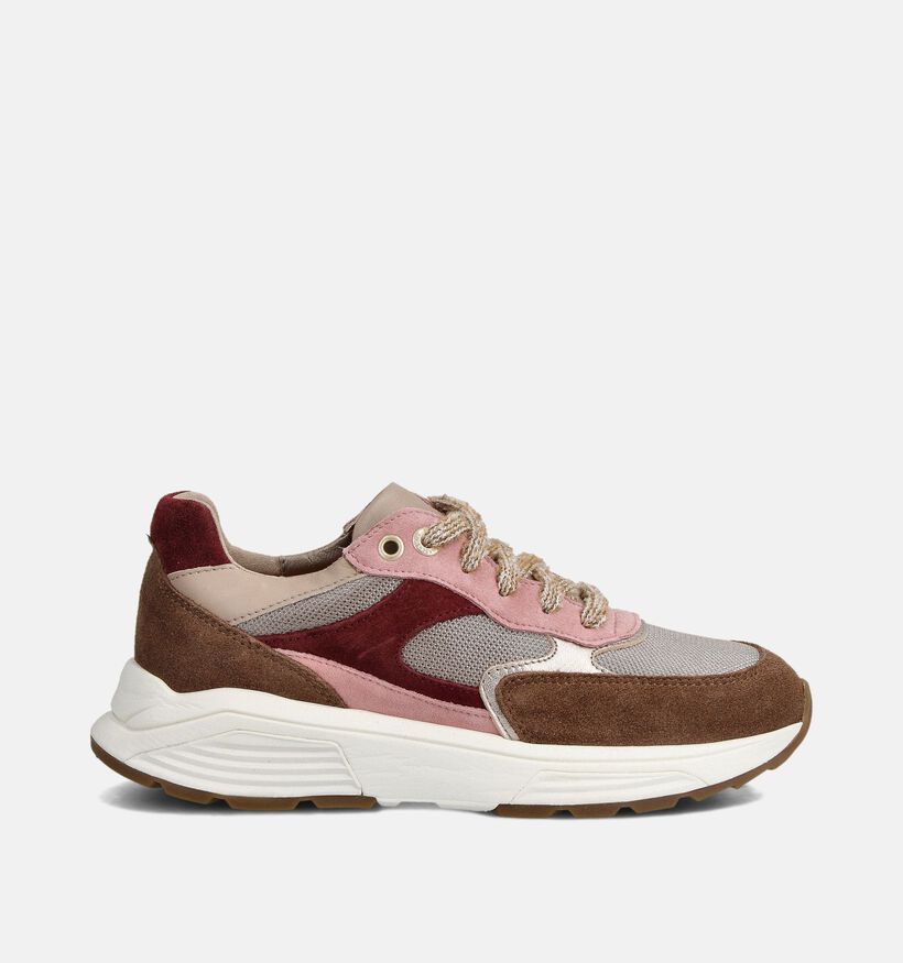 Xsensible Ponte Vecchio Baskets en Marron/Rose pour femmes (363597) - pour semelles orthopédiques