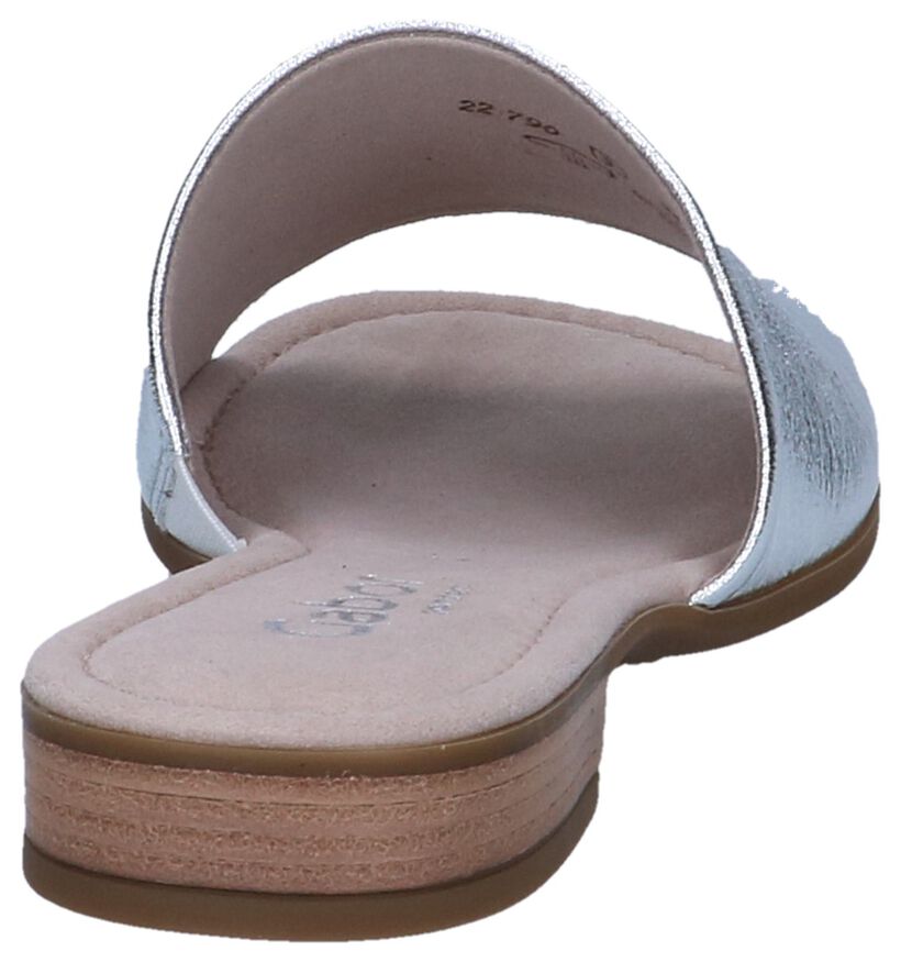 Gabor Comfort Nu-pieds plates en Or en cuir (245580)