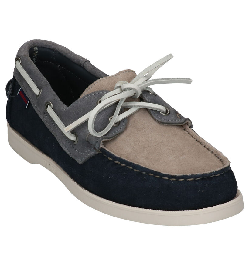 Sebago Dockside Portland Flesh Out Chaussures bateau en Vert Kaki pour hommes (336839)