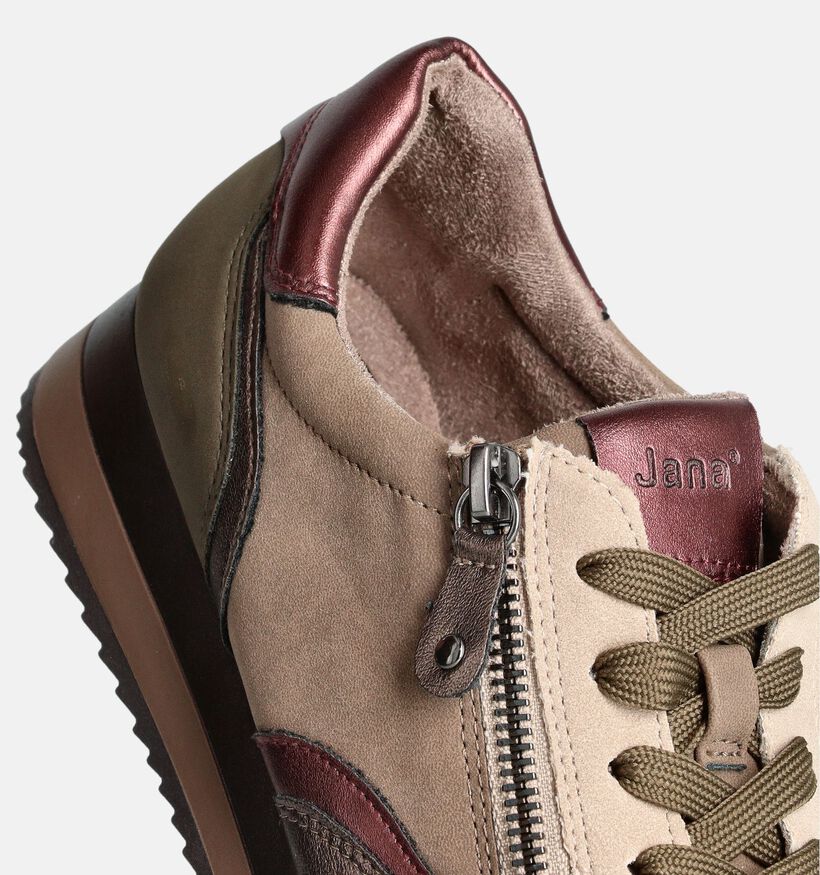 Jana Baskets en Vert kaki pour femmes (360430)