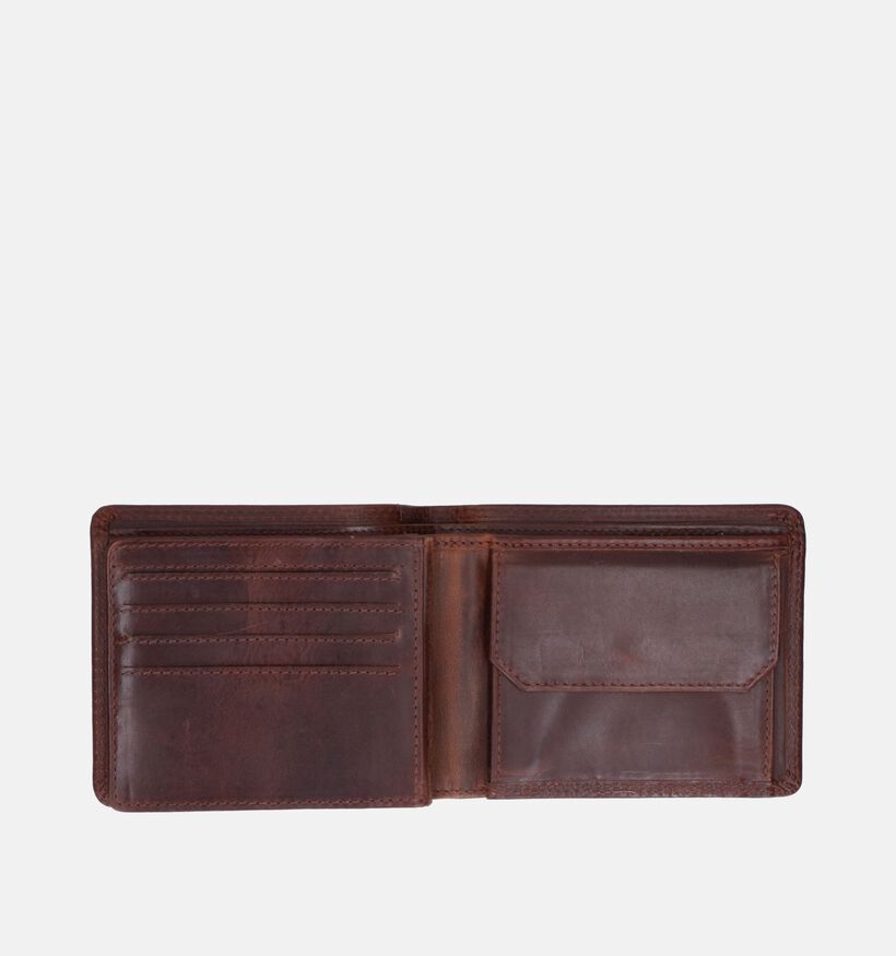 Maverick Bruine Portefeuille voor heren (358809)