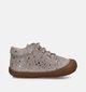 Naturino Cocoon Suede Dotted Beige Babyschoentjes voor meisjes (359359) - geschikt voor steunzolen