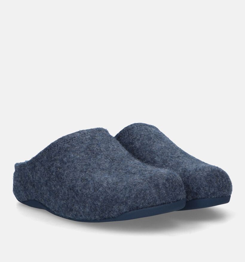 FitFlop Shuv Pantoufles en Bleu pour femmes (329063)