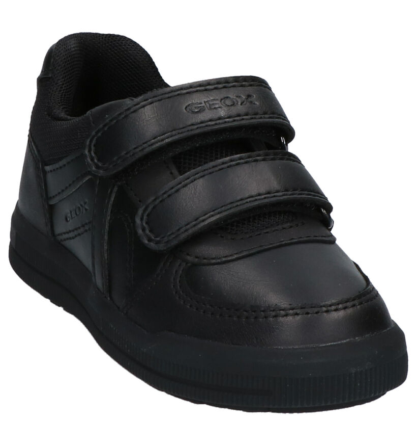 Zwarte Geox Velcroschoenen voor jongens (223187) - geschikt voor steunzolen