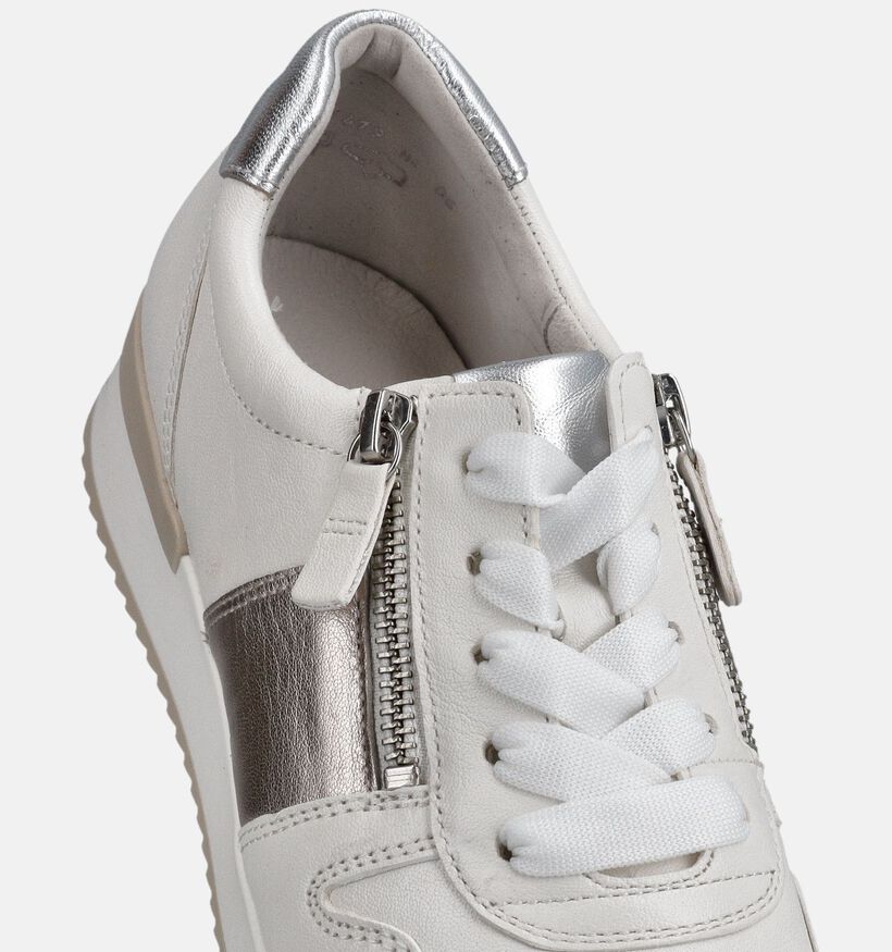 Gabor Baskets habill&eacute;es en Blanc pour femmes (368354) - pour semelles orthop&eacute;diques