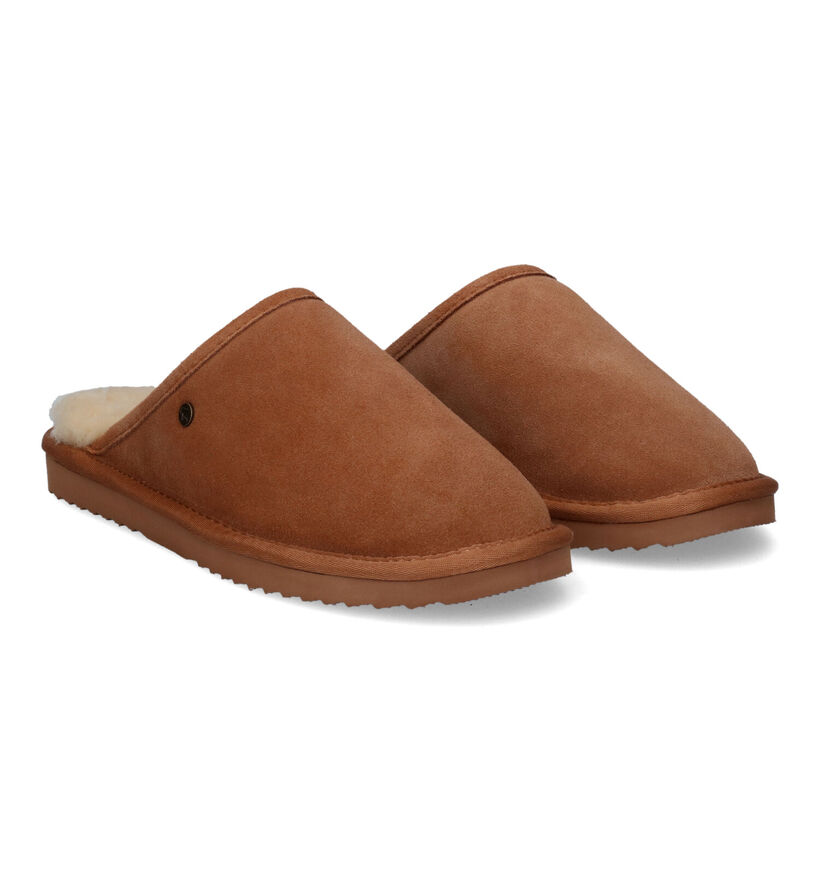 Warmbat Classic Cognac Pantoffels voor heren (314424)