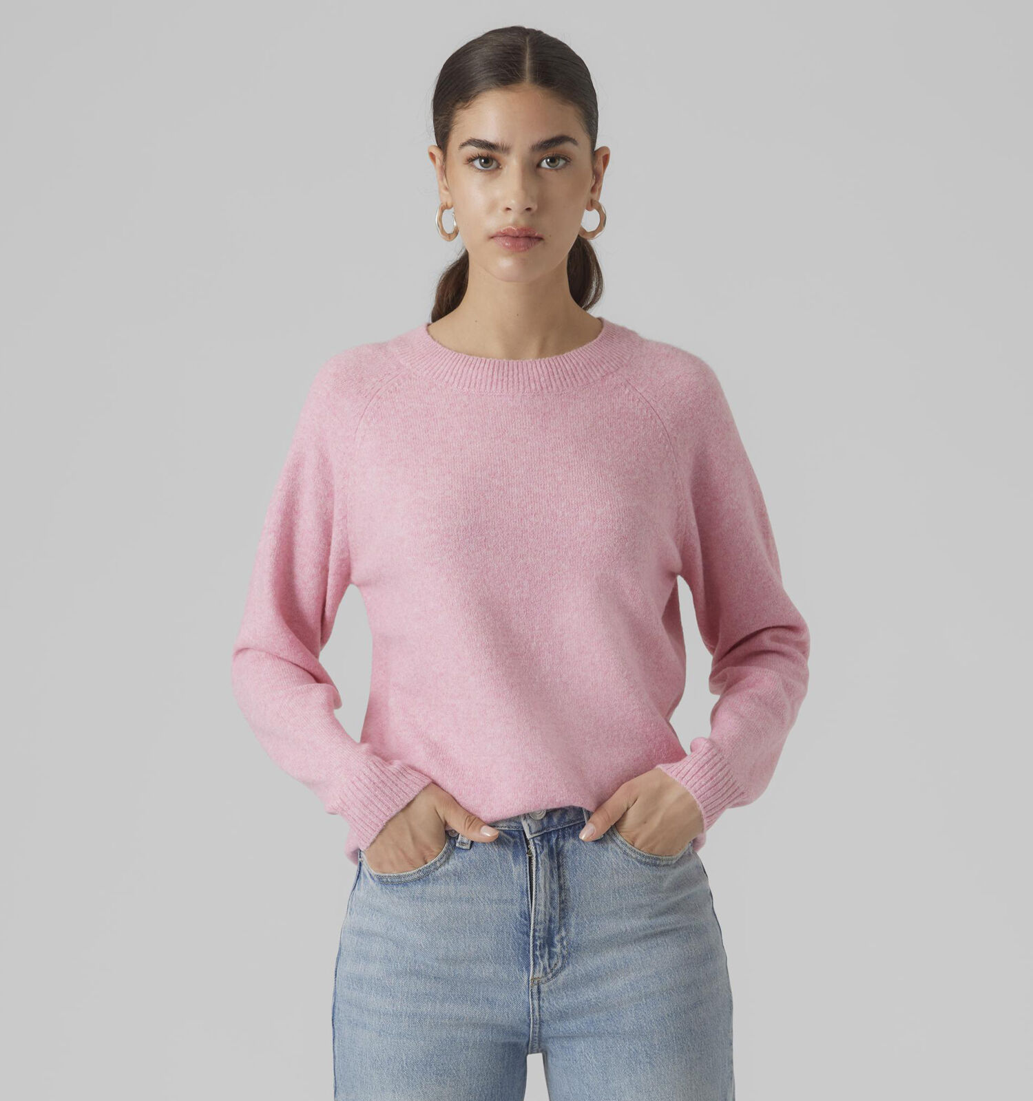 Fel roze trui dames outlet