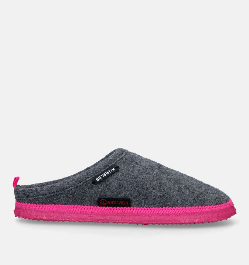 Giesswein Woolpops Pantoufles en Gris pour femmes (333554)