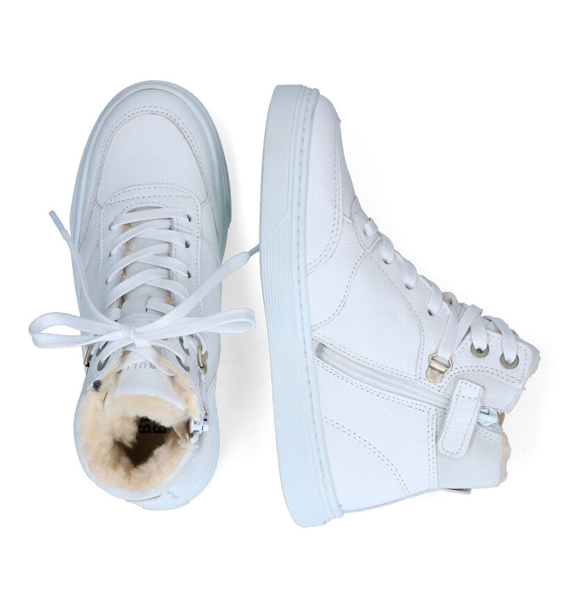 Bullboxer Witte Sneakers in leer (325134)