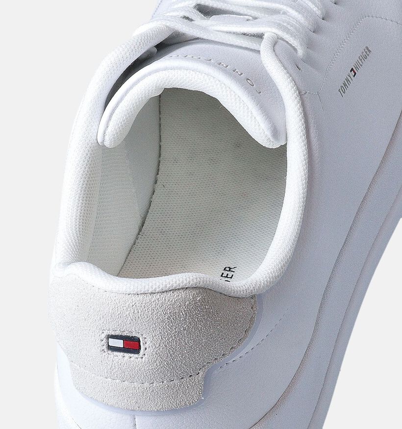 Tommy Hilfiger Court LTH Detail Witte Sneakers voor heren, dames (358660) - geschikt voor steunzolen