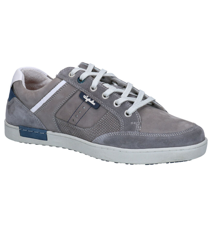 Australian Geronimo Chaussures à lacets en Gris en cuir (272445)