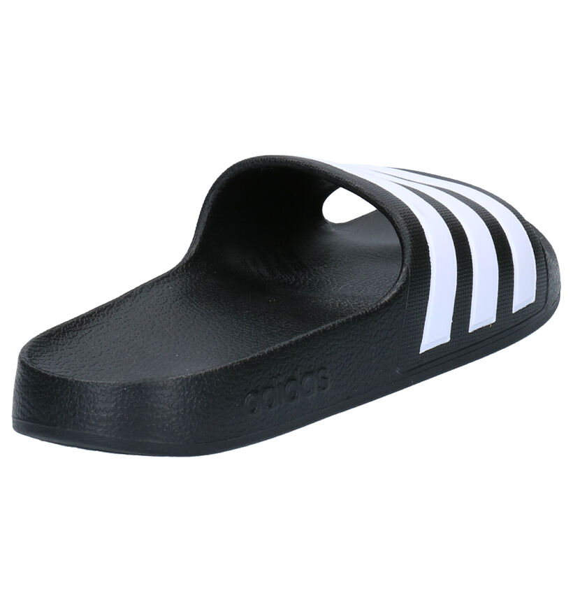 adidas Adilette Aqua Zwarte Slippers in kunststof (252513)