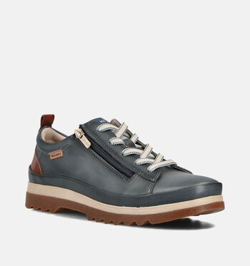 Pikolinos Chaussures plates Beige/Cognac/Bleu