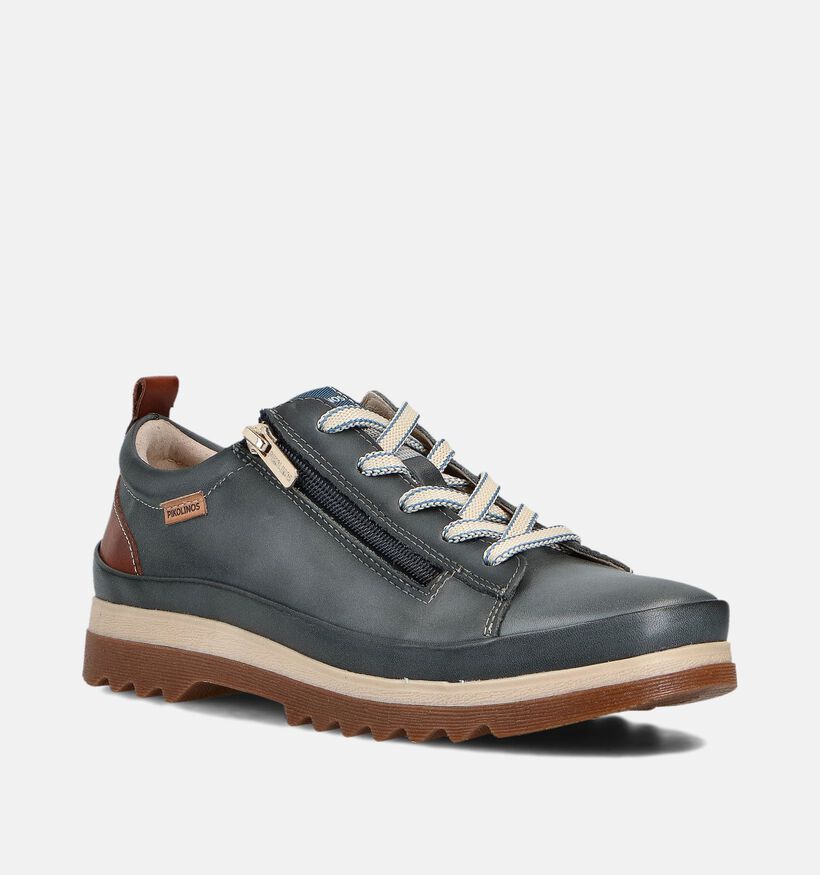 Pikolinos Vigo Chaussures à lacets en Bleu foncé pour femmes (363885) - pour semelles orthopédiques