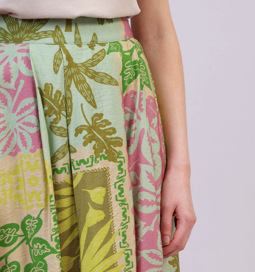 Orfeo Anthea Groene Midi Rok voor dames (359269)