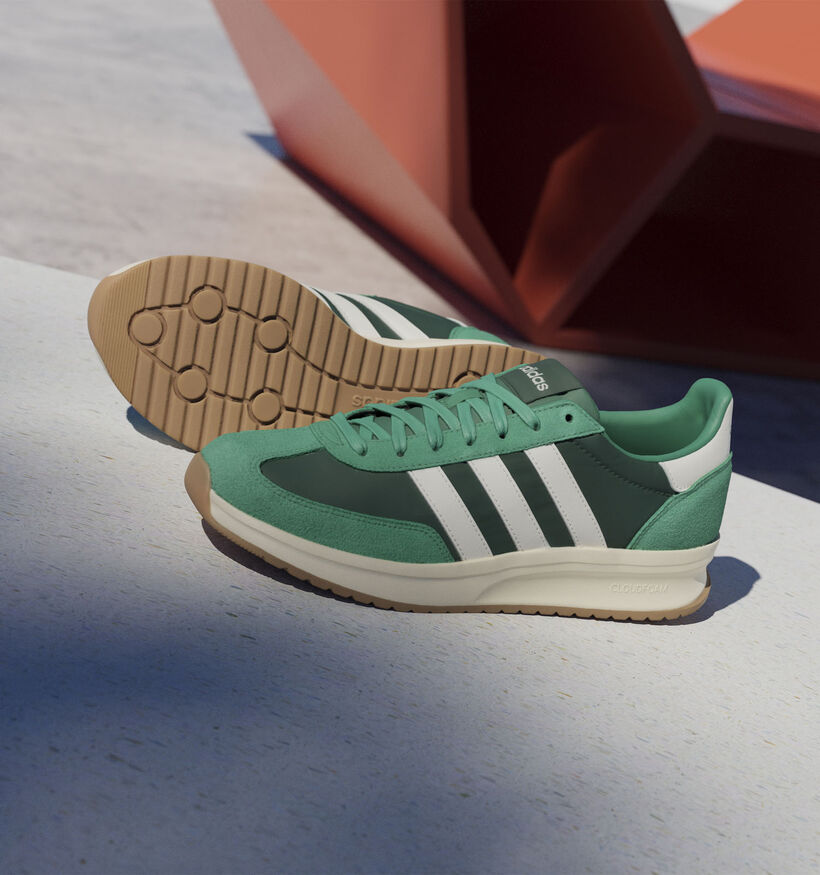 adidas Run 70s 2.0 Groene Sneakers voor jongens, heren (350190)