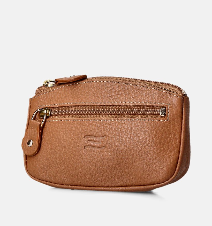 Crinkles Cognac Geldbeugel voor dames (373820)