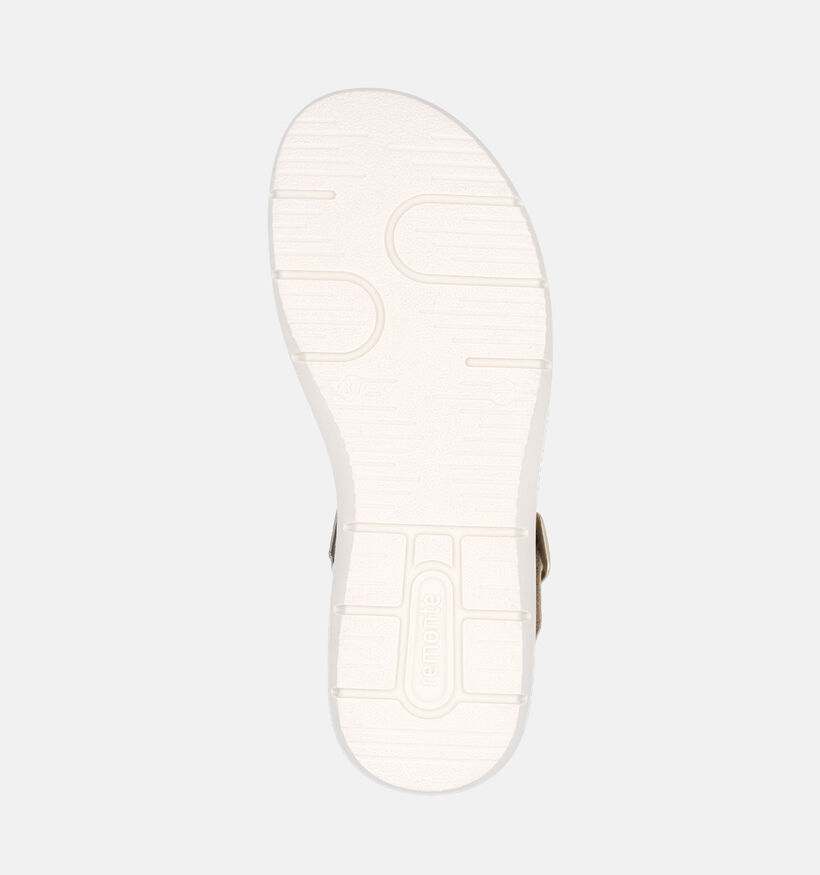 Remote Witte Sandalen met platform voor dames (354861) - geschikt voor steunzolen