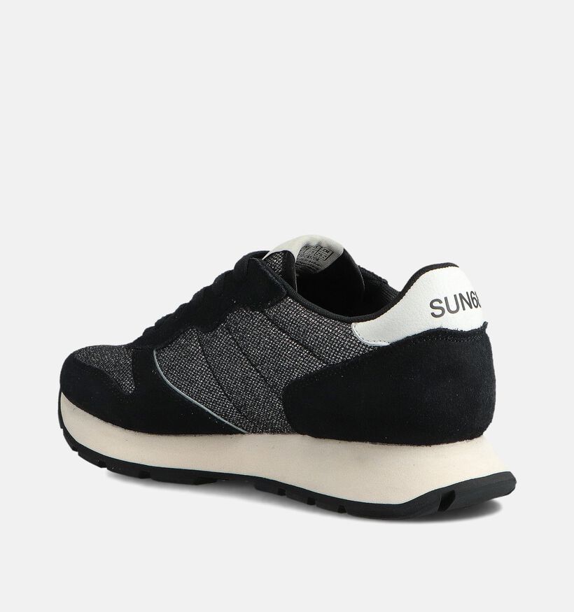 Sun68 Ally Glitter Zwarte Sneakers voor dames (361899) - geschikt voor steunzolen