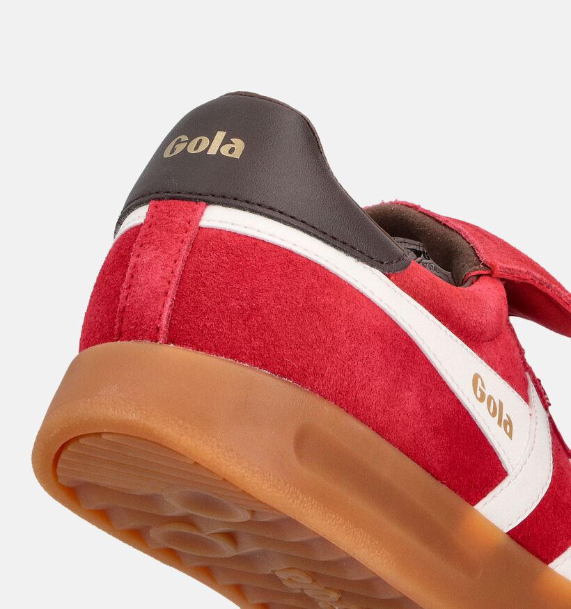 Gola Baskets casual en Rouge pour femmes (360813) - pour semelles orthopédiques