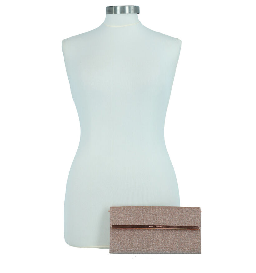 Marco Tozzi Zilveren Feesttasje in stof (271987)