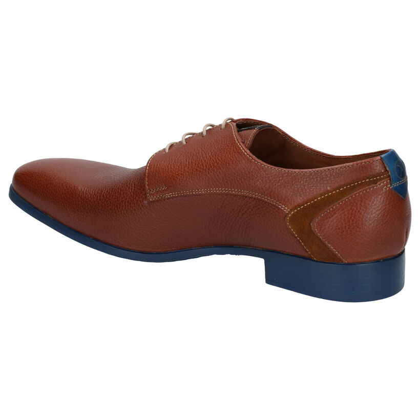 Ambiorix Edwin Cognac Geklede Veterschoenen in leer (274883)