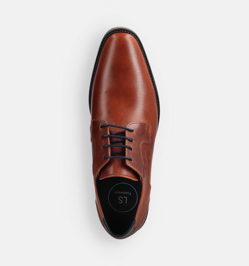 La Strada Cognac Geklede Veterschoenen voor heren (370521)