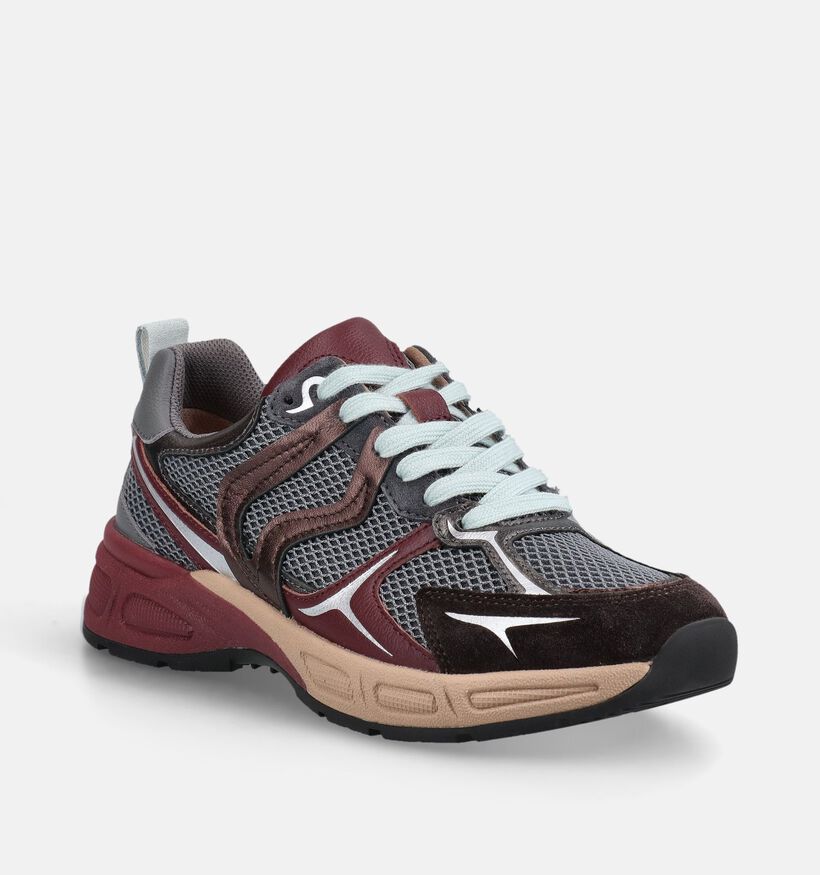 Gabor Comfort Donkergrijze Sneakers voor dames (376975) - geschikt voor steunzolen